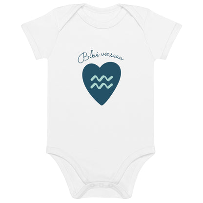 Body doux pour bébé Verseau – coton bio certifié